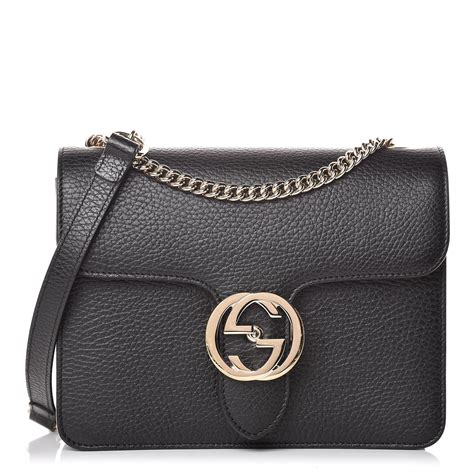 gucci black interlocking bag|gucci interlocking bag small.